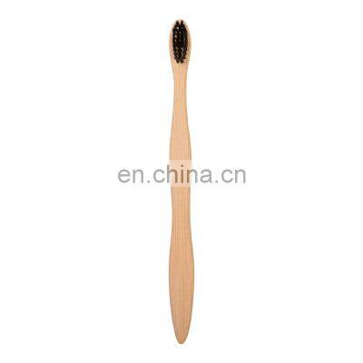 YangZhou Factory Wholesale Charcoal Bamboo Toothbrush Personal Logo