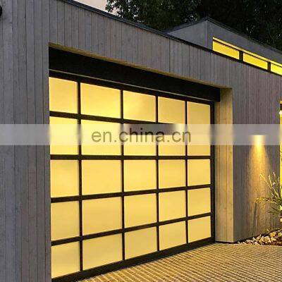 CBMMART Custom Design Tempered Aluminum Glass Garage Door Prices