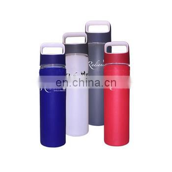 Budget Buy 18oz Glass Bottle Silicone Sleeve with Custom Logo