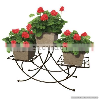 flower stand for 3 pots