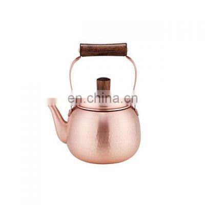 copper shiny coffee kettles