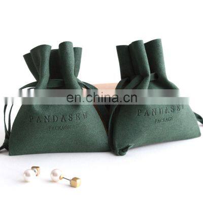 PandaSew Wholesale Jewelry Bag High Quality Microfiber Jewelry Pouch With Custom Logo photo-2