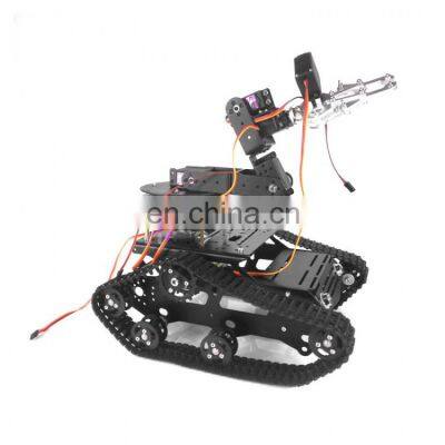 TR300 Tank Car+6 DOF Mechanical Arm CL-1 Claw + MG996R Servos with Gimbals Base