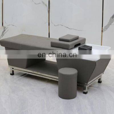 Wholesale ceramic bowl shampoo washing chair backwash shampoo bed unit