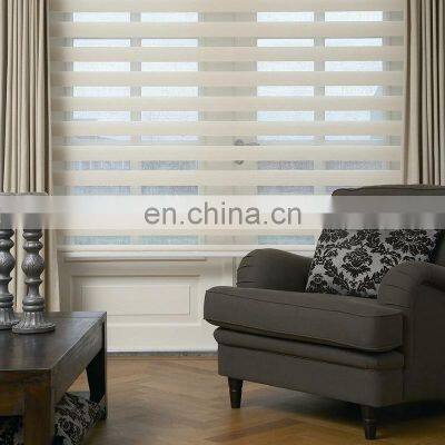 High Quality Horizontal Window Blinds Zebra Blinds Custom Double Day And Night Eruopean Zebra Roller Blinds Shades photo-2