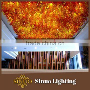 Lobby elegant decoration modern crystal chandelier ceiling light