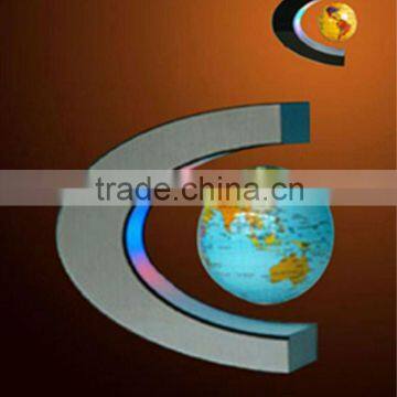 Wooden base magnetic floating globe with 6inch globe