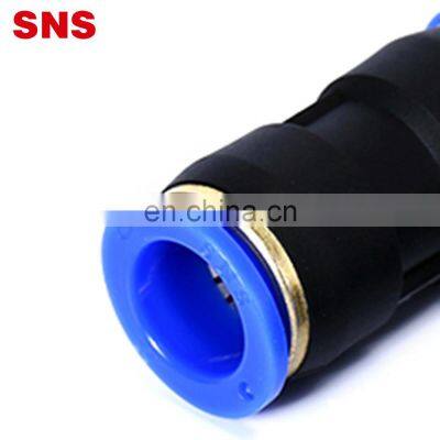 SNS SPU Series Push to Connect Plastic Quick Fitting Union Straight Pneumatic Air Tube Hose Connector photo-3