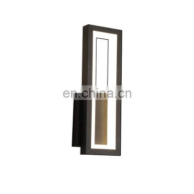 Modern Minimalist Living Room Bedroom Bedside Wall Light 16W Black White LED Sconce Indoor Decoration Wall Lamp