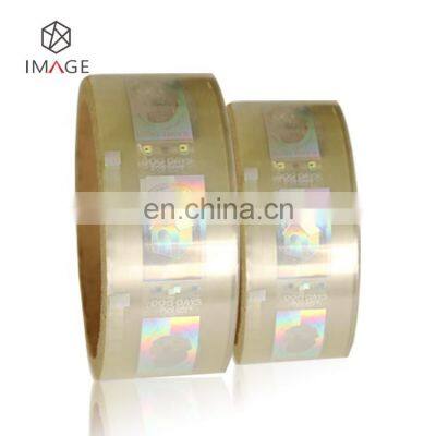 Holographic Hot Stamping Security Stickers Foil Labels