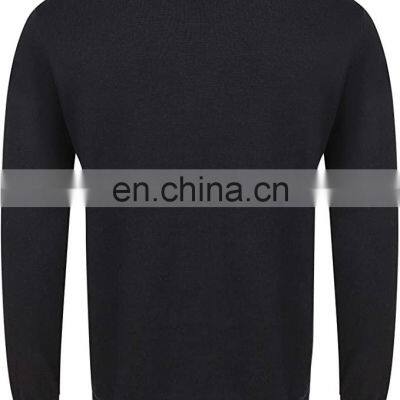 Customize Crewneck Simple Sweat Shirts For Men's Casual Pullover Without Hoodies Style Zipper photo-2