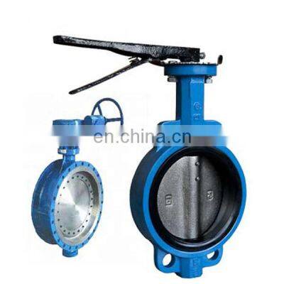 Customized Industrial Plane Pn16 Dn50-250 Ductile Cast Iron Wafer Flange Butterfly Valve photo-4