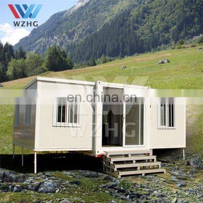 High Quality 20ft Foldable Home Luxury office Shopping Box Prefab Expandable Container