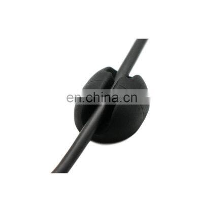 Promata Flexible Silicone Cable Winder Usb Cable Organizer Wire Cord Management Cable Clip Holder photo-3