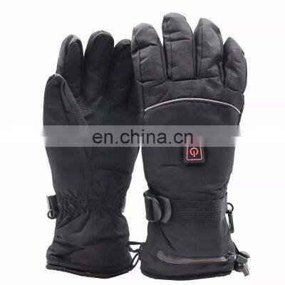 3 Level Temperature Control Heated Keep Warm Sport Heating Driving Ski Gloves For Winter photo-3