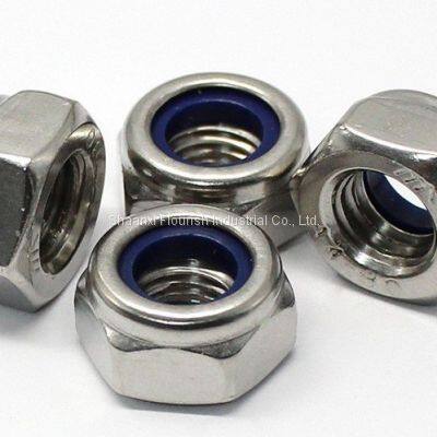 DIN 985 Standard Hexagon Lock Nut Prevailing Torque Type With Nylon Insert photo-3