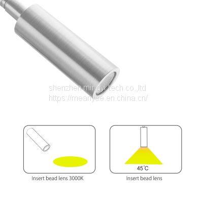 Meanyee Wall Reading Lamp Headboard Bedside Light With Twist Switch/Dimmable/Adjustable Arm/Embedded/Brushed Nickel/3000K LED/MY-WN065 photo-2