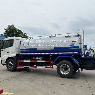 DongFeng 10000 Liter 4✖2 Water Tank Truck With Bowser And Sprinkler for Sale photo-4