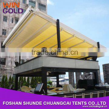 Professional Customized Auto Retractable awnings sunshade awning for outdoor