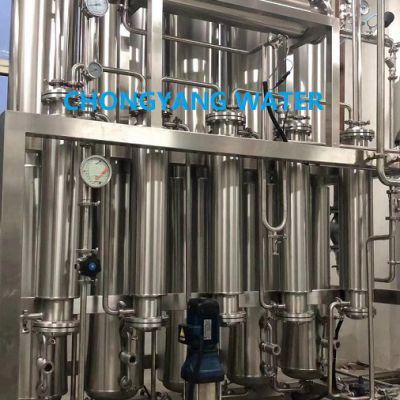 SS316L Multi Column Distillation Plant Four Effects Distilled Water Making Machine For In Vitro Diagnostic Reagent