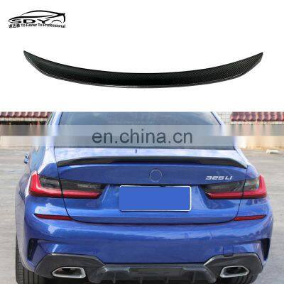 G20 MP Style High Quality Carbon Fiber Rear Spoiler Truck Tail Boot Wing Spoiler For BMW 3 Series G20