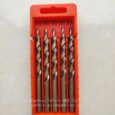 5pcs Customized HSS Step Drill 6542 High Speed Steel Step Drill 9mm to 4.5mm Step Drill With 2nd Level Straight Shank for Stainless Steel, Aluminum Alloy, Wood Screws and Countersink Drill Bits. 5pcs for Deal, Customized 300pcs for Deal photo-5