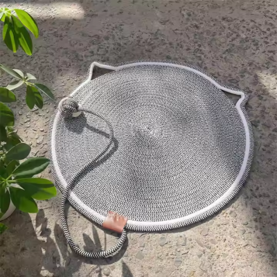 Meow Love Multi-functional Custom Color Natural Sisal Cat Scratch Board Carpet Cotton Rope Pet Sleeping Mat For Cat Grinding Claw Playing photo-3