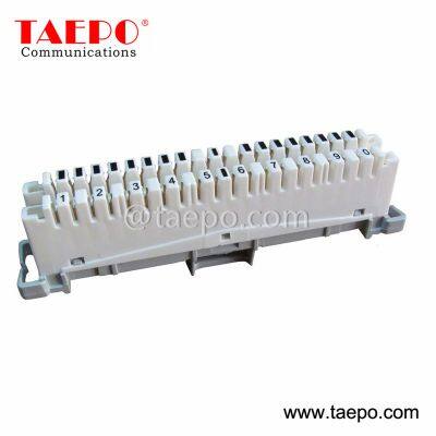 10 pair LSA disconnection module with RRACH report from China Factory TAEPO