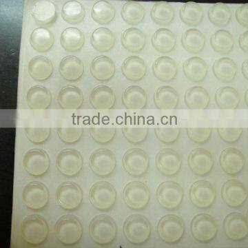 round silicone bumper dot with 3m adhesive on back