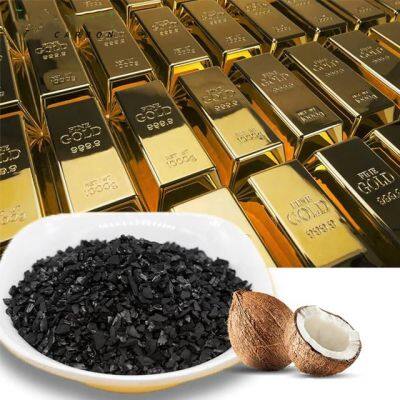Coconut Activated Carbon Gold Charcoal Price Per Ton Coconut Shell Activated Carbon Bag 25KG for Gold Extraction on Sale