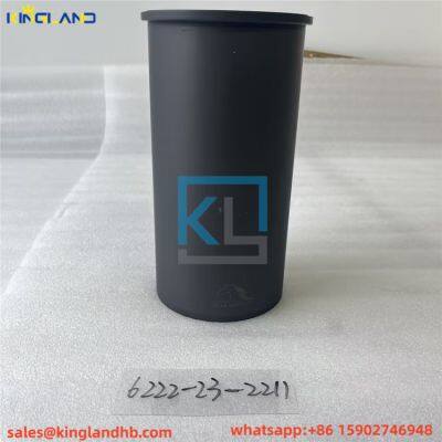 Engine Parts 6D108 Cylinder Liner 6222-23-2211 Fit for Komatsu photo-3