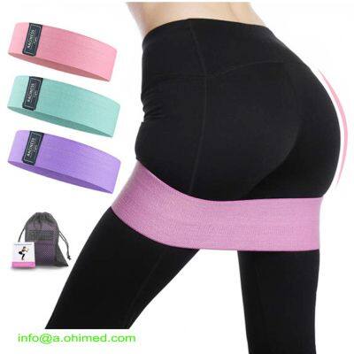 Резиновые петли для тренировок. Руководство для женщин и мужчин. Тканевые эластичные петли для упражнений с сопротивлением