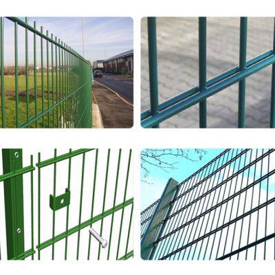 2D Double Wire Mesh Fence With PVC Coating for Corrosion Resistance photo-4
