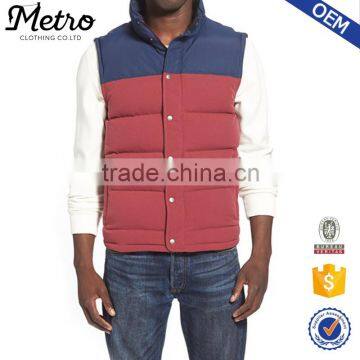 2015 OEM High Quality Mens Water Repellent Down Vest