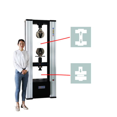 50KN Универсальный компьютерный испытательный станок на растяжение, сжатие, отрыв, изгиб и тягу для пружин, резины и пластика