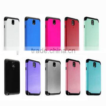 2015 Newest Colorful Tough Slim Armor combo Case Strong Shockproof for Samsung Galaxy note3 Case Cover back case