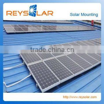 Aluminum Steel Channel Solar Panel Roof Mount Kits Flat Sunpower Flexible Solar Module Panel Mountings