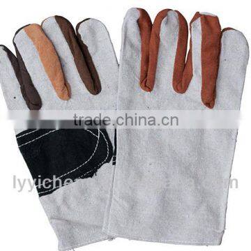 2014 hot 14'' Leather Welding gloves/safety welding gloves