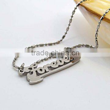 Mothers Day Wholesale Gifts Alphabet Letter Silver Pendant photo-3