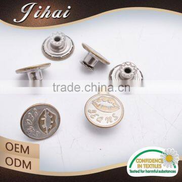 2016 Trending Products Engraved Custom For Clothing Flat Shank Button photo-6