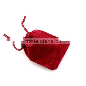 Red Velvet Gift Packing Drawstring Pouch