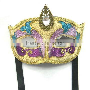 Custume Carnival Accessories HT-HF028 Plastic Half Face Party Eye Mask Personalized Eye Mask