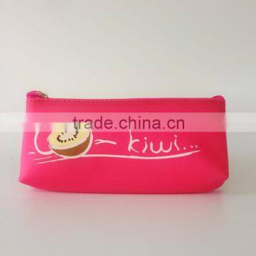 Osini Profeesinal Custom Silicone Fluorescence Candy Color Pencil Case With Fruit Logo Printed for Kids photo-4
