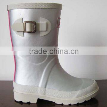 2016 silver kid rain boot