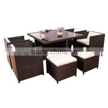 Gardeners Eden Furniture Wicker Outdoor Rattan Patio Garden Room Rattan Furniture Set photo-3