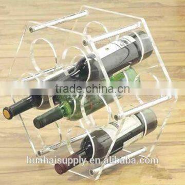 new fashion style Clean Acrylic wine display stand