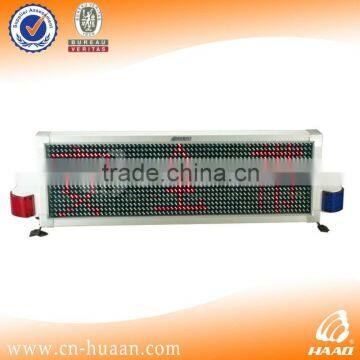 LED emergency vehicle light display screen for police vehicle