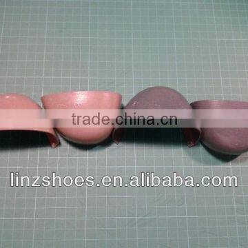 EN12568 Stainless steel toe cap for safety shoes with Rubber strip