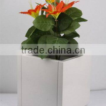 Ningbo Audemar Decorating Aluminum Planter In Powder Coating/Indoor Large Decorative Planters/Indoor Decorative Pots Planters