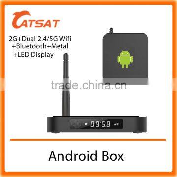 Wholesale Smart Android TV Box 2GB Ram Bluetooh Dual Wifi Full HD 4K Support